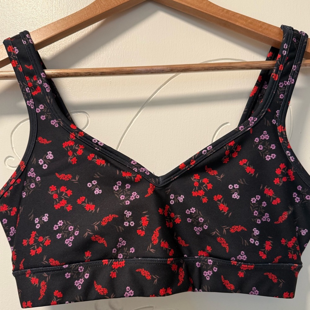 Beyond Yoga Flowered Sports Bra.  Limited Release, size small, gently worn.